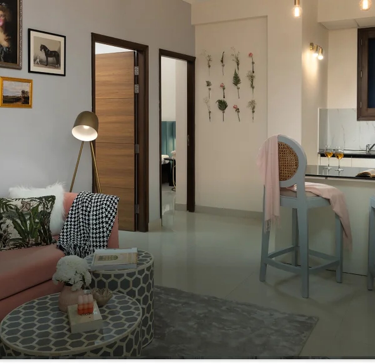 Living room interior at Gillco Palms